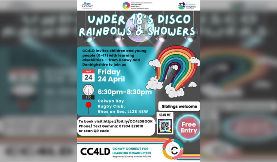 Under 18's Rainbows & Showers Disco