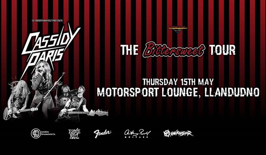 Cassidy Paris at The Motorsport Lounge, Llandudno