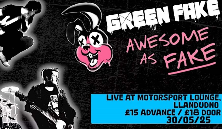 Green Fake - Awesome as Fake - Green Day Tribute at The Motorsport Lounge, Llandudno