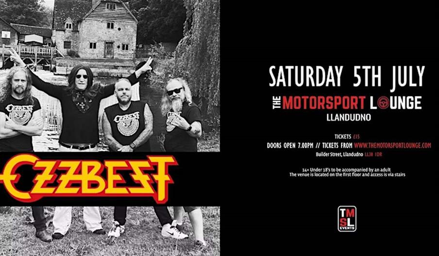 Ozzbest - Back to the Beginning - A Tribute to the Final Show at The Motorsport Lounge, Llandudno