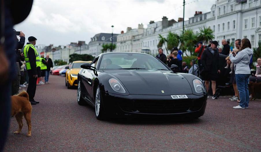 Supercar Sunday on Llandudno Promenade