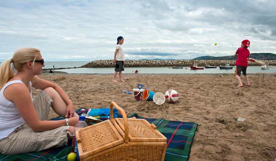 Rhos-on-Sea sandy beach