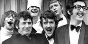 Monty Python with Terry 2nd from left 1975.