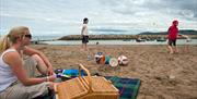 Rhos-on-Sea sandy beach